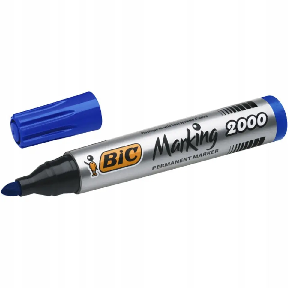 Marker BIC permanentny ECO 2000 mix 4 kolorów okrągła końcówka 8209112
