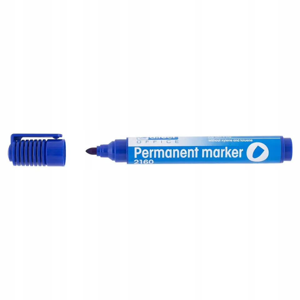 Marker permanentny 2160 niebieski okrągła końcówka 101113 D.RECT