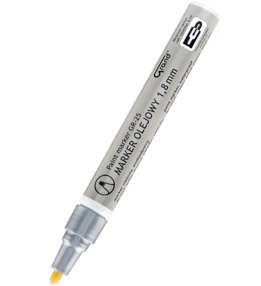 Marker olejowy GR-25 srebrny GRAND