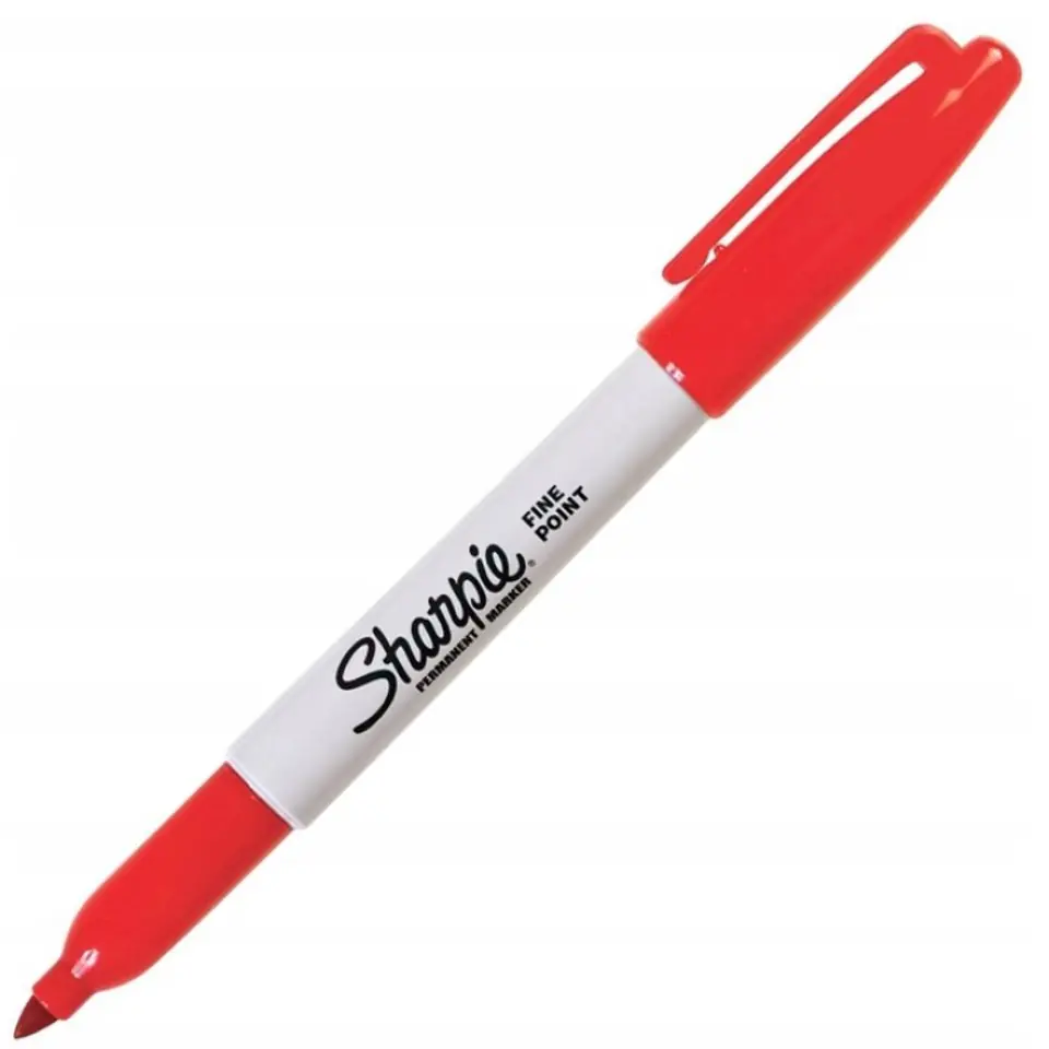 Marker permanentny SHARPIE FINE czerwony S0810940