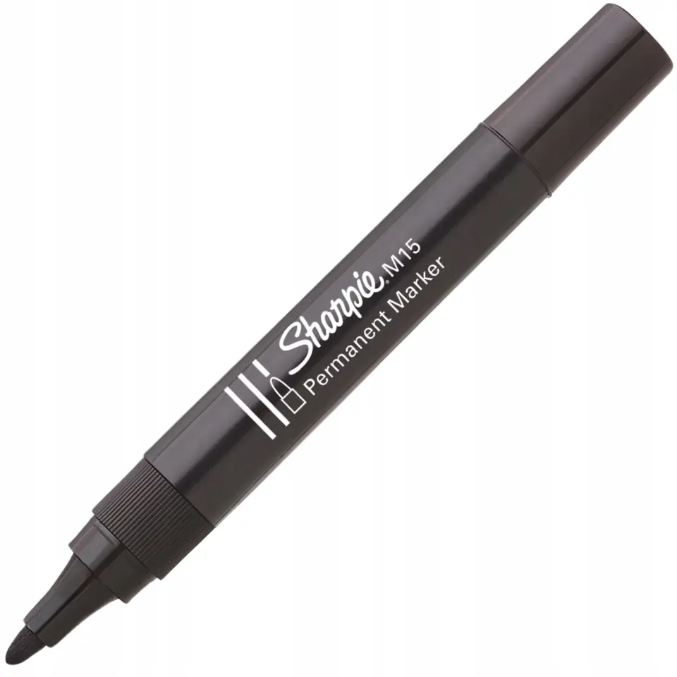 Marker permanentny M15 okrągły czarny SHARPIE S0192584