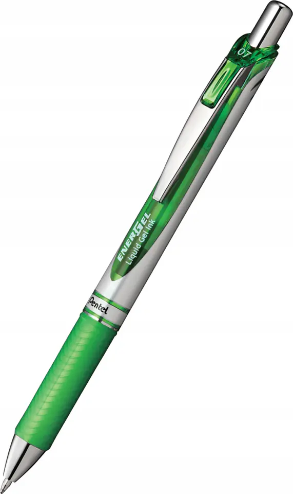 Pióro kulkowe ENERGEL BL77 limonkowe 0,7mm PENTEL