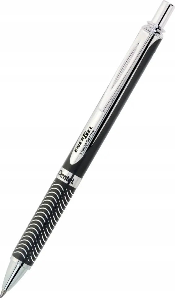 Pióro kulkowe PENTEL ENERGEL STERLING BL407-TR1AAPL czarne 0,7mm