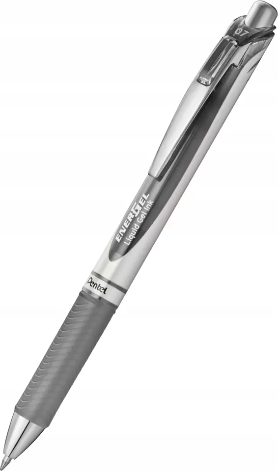 Pióro kulkowe ENERGEL BL77 szare 0,7mm PENTEL
