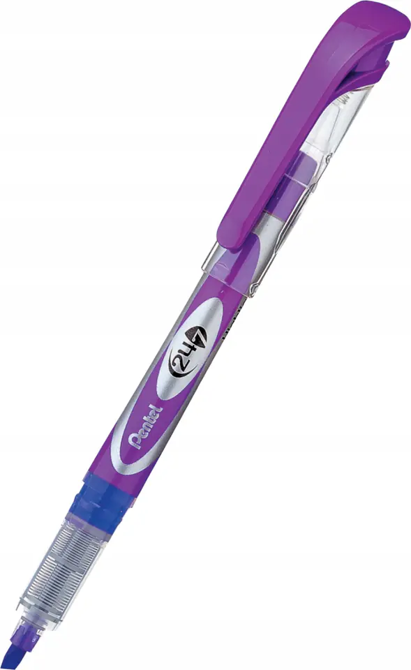 Zakreślacz z płynnym tuszem fioletowy SL12-V PENTEL