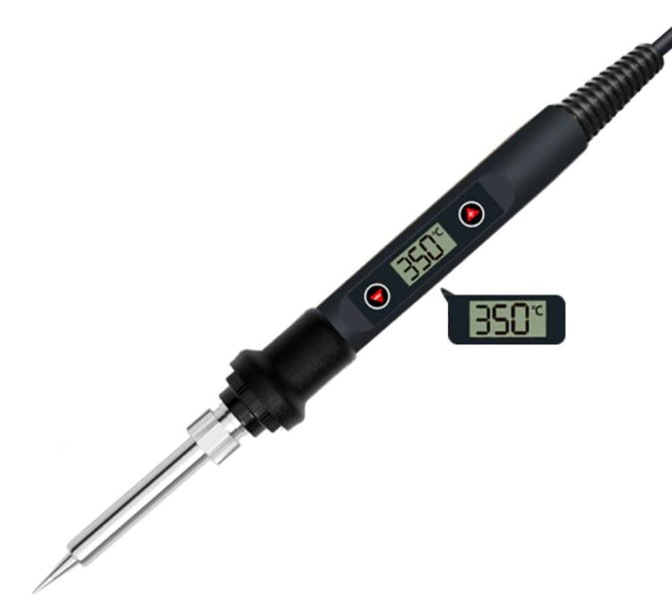 Precision Flask Soldering Iron, Electric, Black 60W, Temperature Control