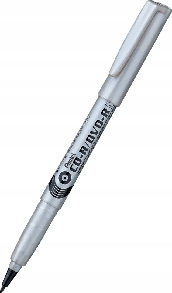 Marker do płyt CD NMS51 PENTEL czarny końcówka 0.8mm