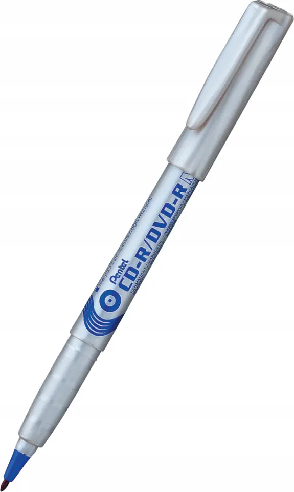 Marker do płyt CD NMS51 PENTEL niebieski końcówka 0.8mm