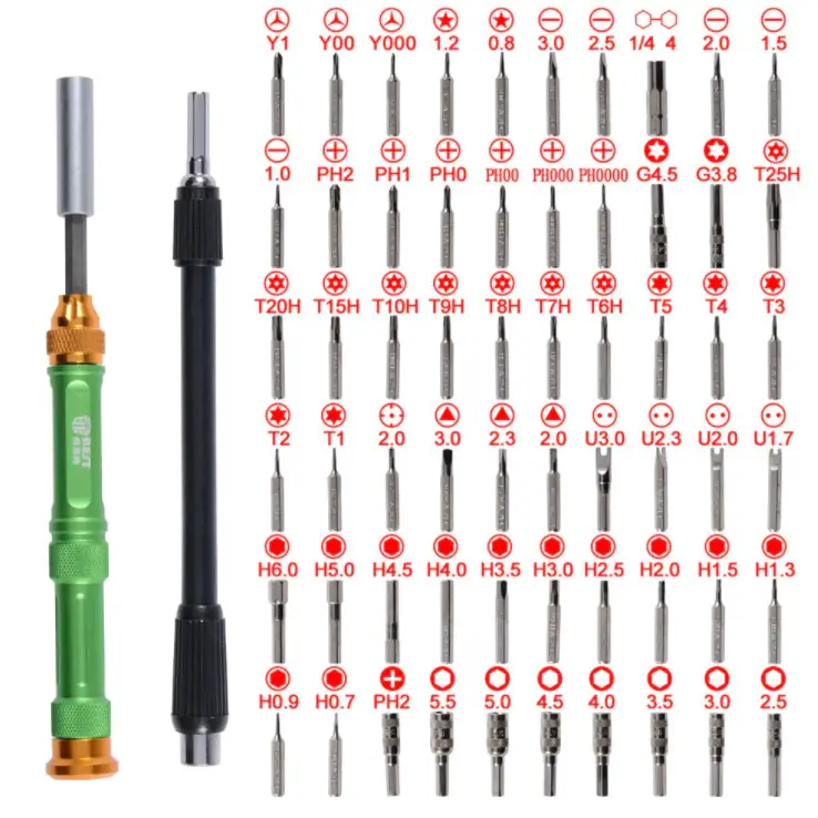 Precision Tool Kit, Screwdriver, Screwdriver + Bits 63in1 BST