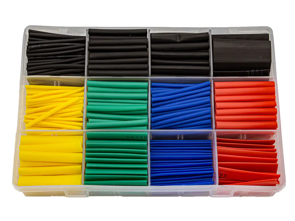 Set of 530pcs 4.5cm T-shirts, Heat Shrink Tubes Colors Sizes