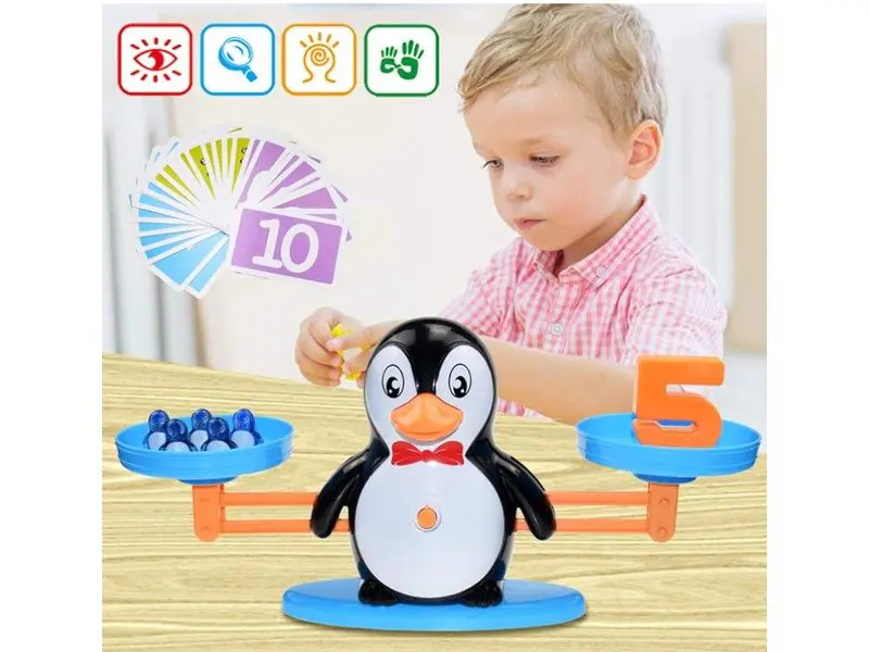 Game Learning to Count - Balance Weighing Pan Penguin - Counting ...
