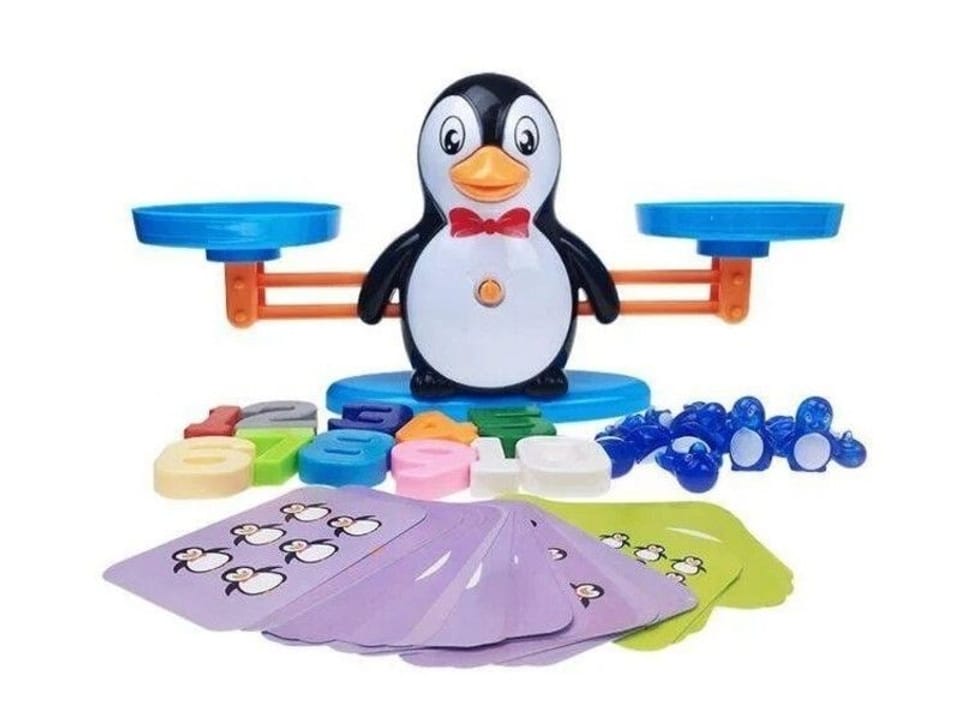 Game Learning to Count - Balance Weighing Pan Penguin - Counting Penguins