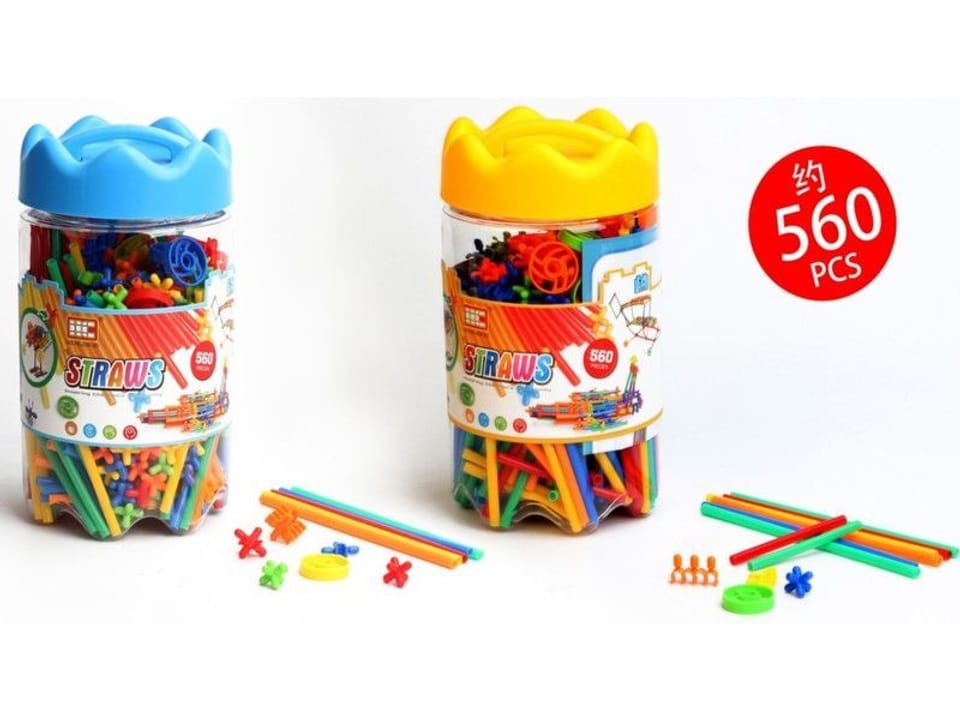 Construction Straws, Educational Bricks, Sticks 560el 3D New Version