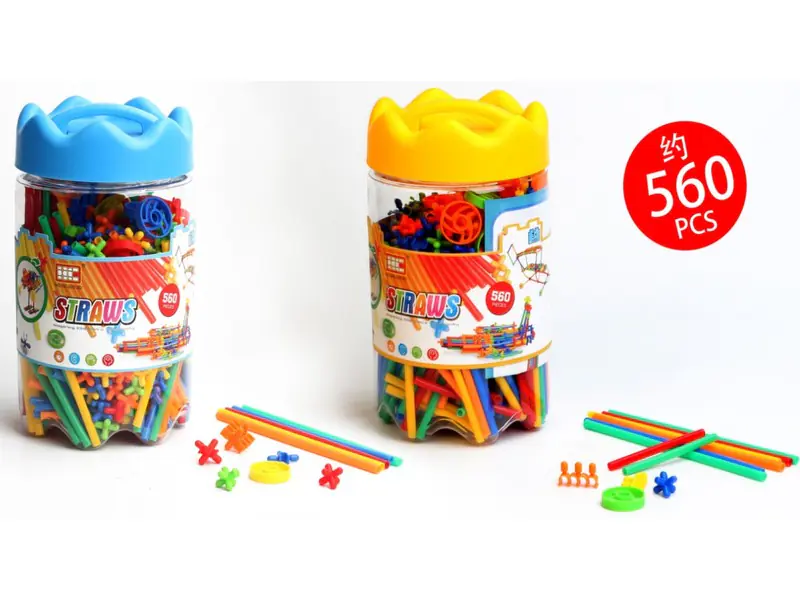 Construction Straws, Educational Bricks, Sticks 560el 3D New Version