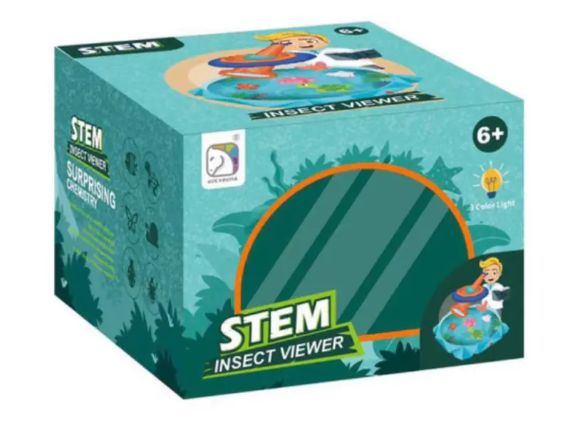 Insect Observatory, Insect Observation Container With Magnifier