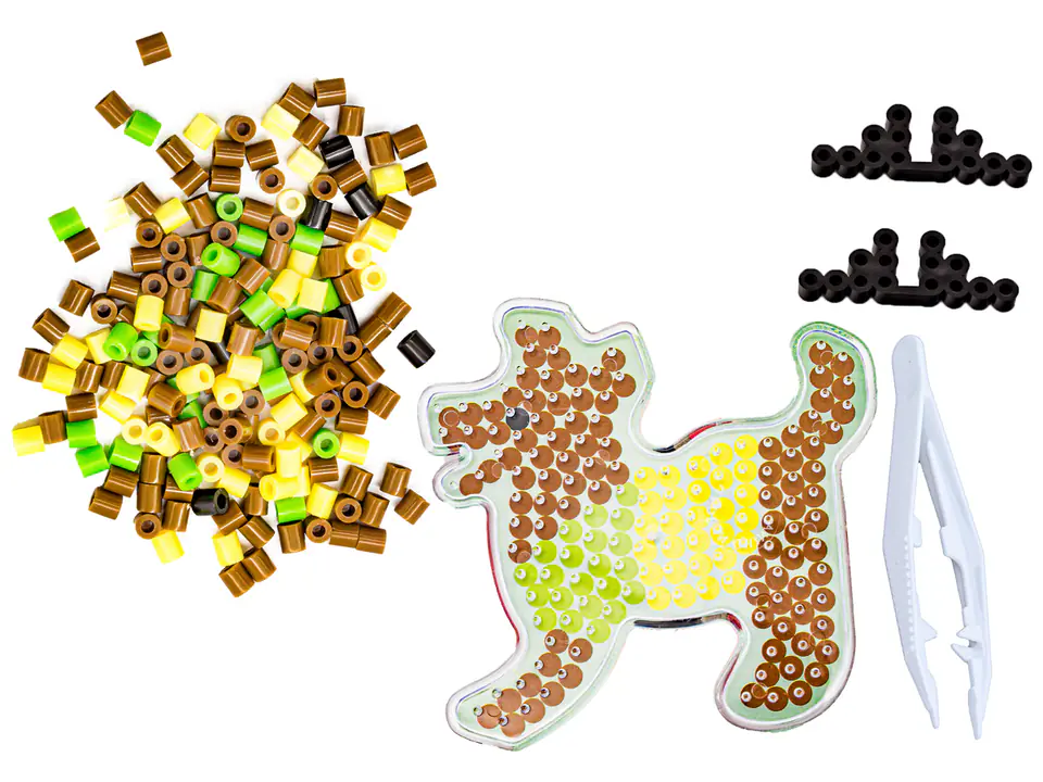 Ironing beads, Ironing machine, Template, Sachet DOG, DOG IN T-SHIRT