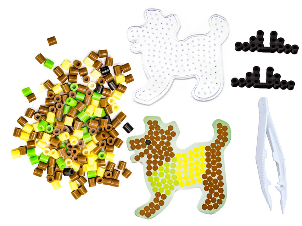 Ironing beads, Ironing machine, Template, Sachet DOG, DOG IN T-SHIRT