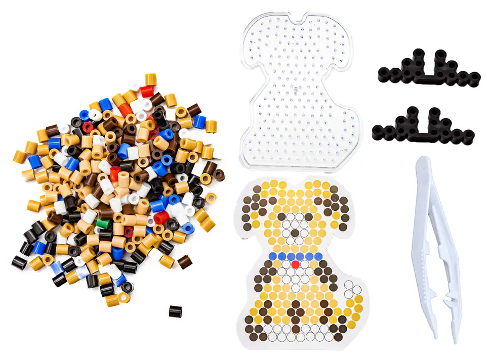 Ironing beads, Ironing machine, Template, Sachet DOG, DOG IN COLLAR