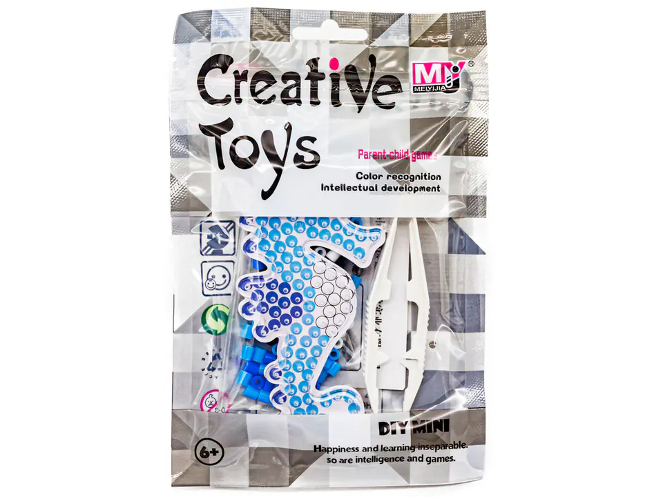 Ironing beads, Ironing machine, Template, Sea HORSE sachet