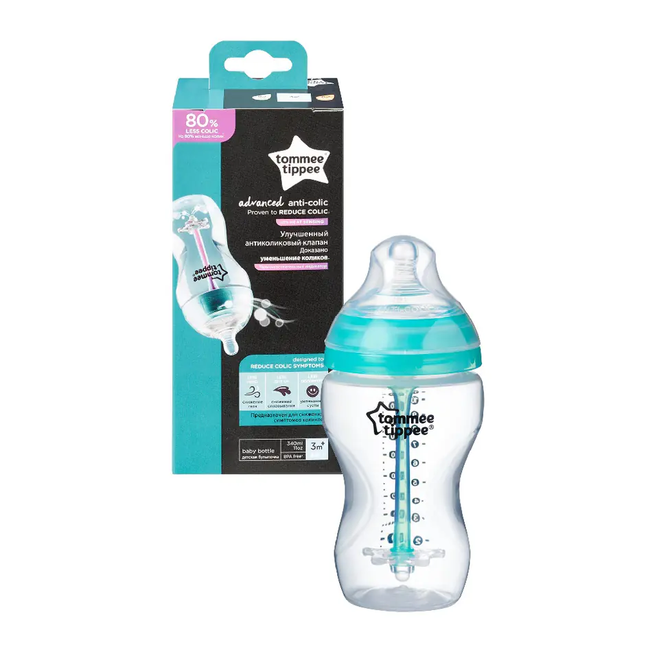 Tommee tippee advanced anti best sale colic bottle