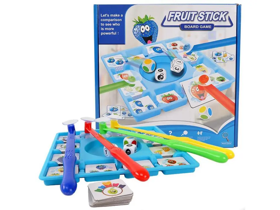 Arcade game Fruit Stick, Catch, Collect Fruit Fishing