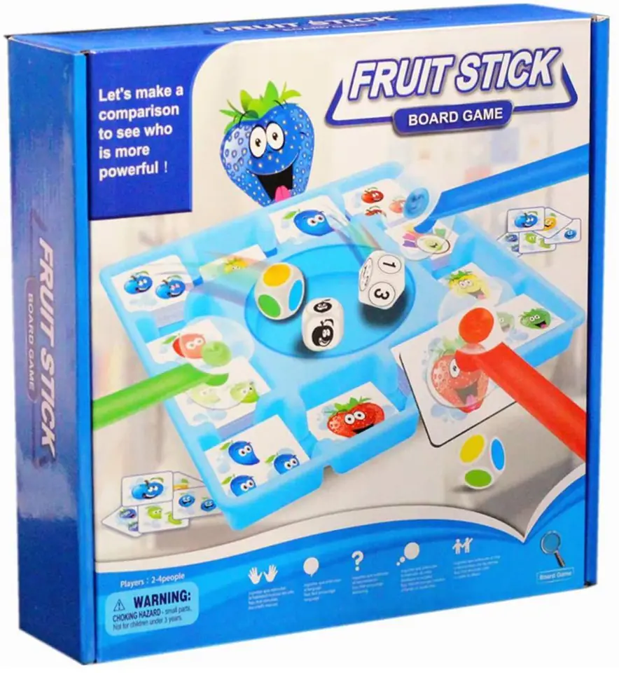 Arcade game Fruit Stick, Catch, Collect Fruit Fishing