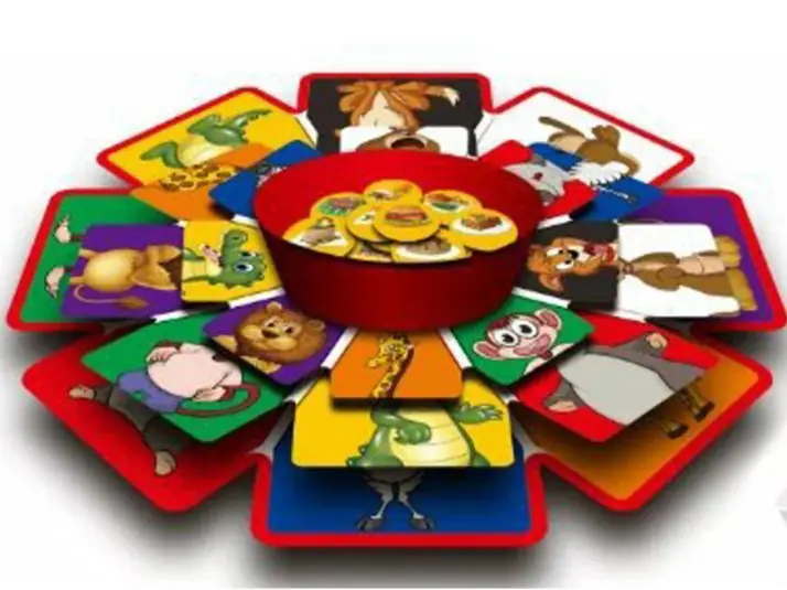 Rotating Game of Chance, Puzzle, Puzzle, Animals & Fruits