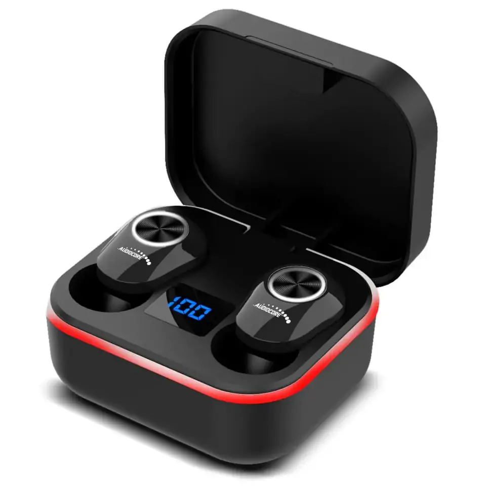 Słuchawki Bluetooth TWS BT 5.1 z bazą do ładowania 300mAh