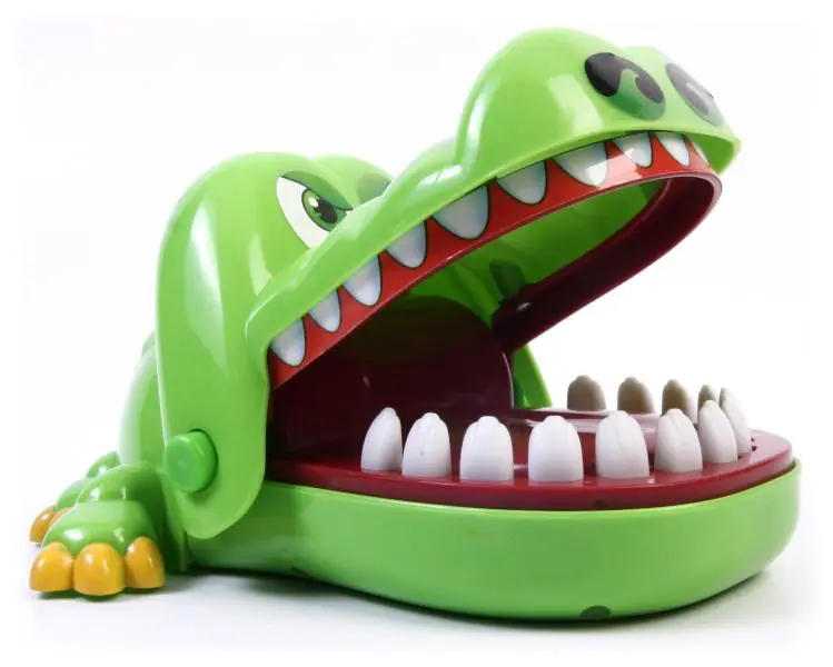 Educational arcade game crocodile KAJMAN - Sick Clove