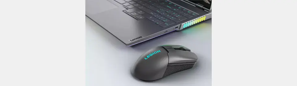 Lenovo Wireless Gaming Mouse Legion M600s Qi Storm Grey, 2,4 GHz, Bluetooth, przewodowa USB