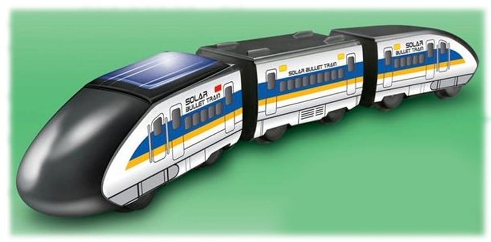 Solar train hot sale toy