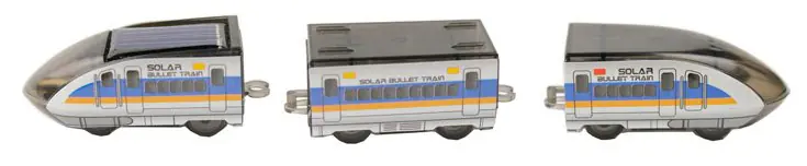 Solar educational train - a set for self-assembly