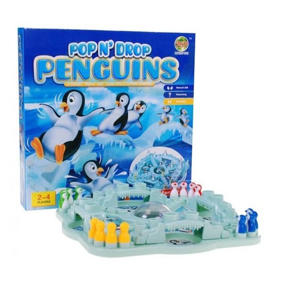 Board game penguin racing Chinese