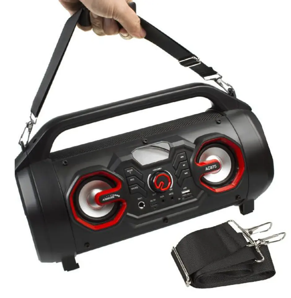 Głośnik przenośny bazooka Audiocore, bluetooth 5.0, radio FM