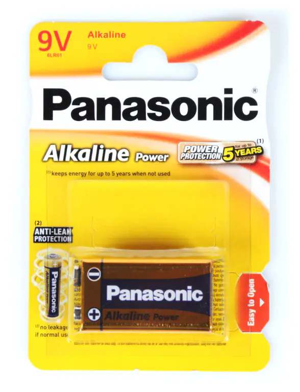 Alkaline battery Panasonic BRONZE LR9V 1pcs./bl.