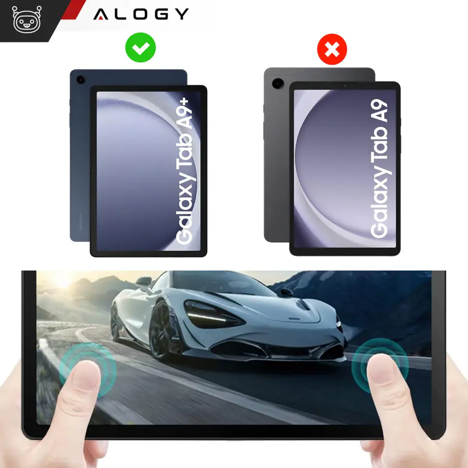 Szkło hartowane do Samsung Galaxy Tab A9+ Plus 2023 11" X210/X215/X216 na ekran na tablet Alogy Pro+ 9H