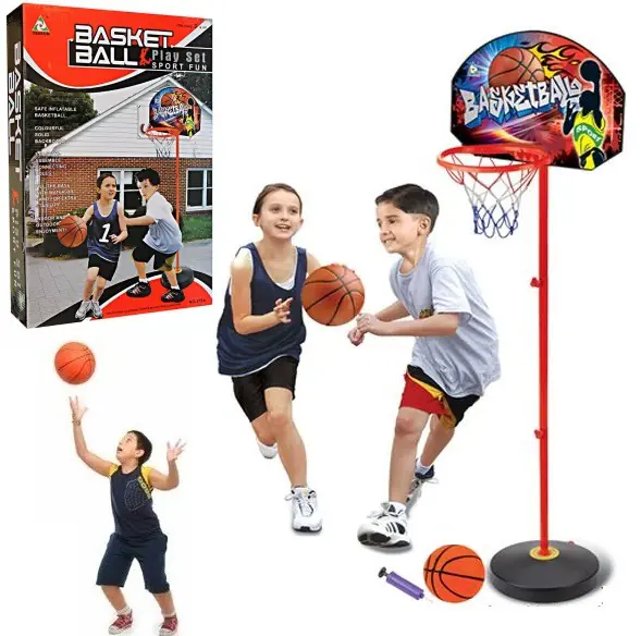Basketball Set With Ball and Pump