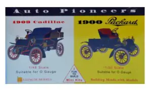 Plastic Model - Automotive Pioneers Auto Pioneers - 1903 Cadillac / 1900 Packard - Glencoe Models (2pcs)