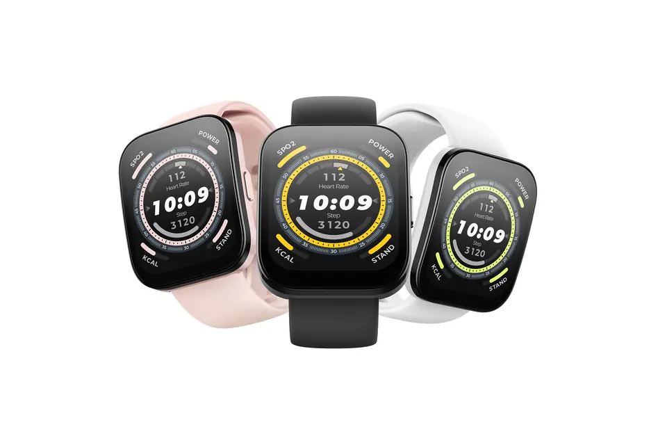 Amazfit - Bip 5 4,85 cm (1.91) LCD 38 mm Digital 320 x 380 Pixeles  Pantalla táctil Rosa GPS (satélite)