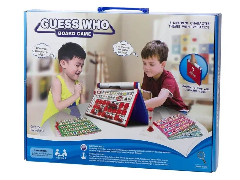 Educational Board "Guess Who" Memory Game "Guess Who?" 8 Boards