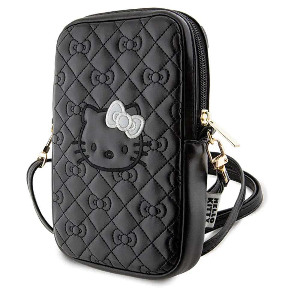 Hello Kitty Torebka HKPBPEKHBPK czarny/black Quilted Bows Strap