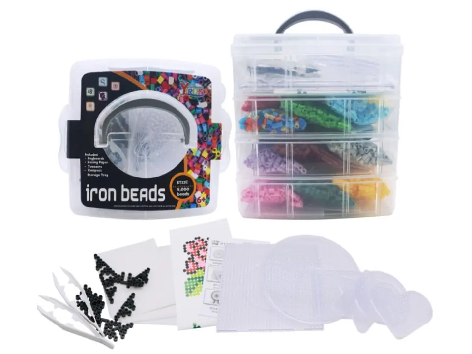 Ironing machine, Ironing beads, Set of 9000 Elements