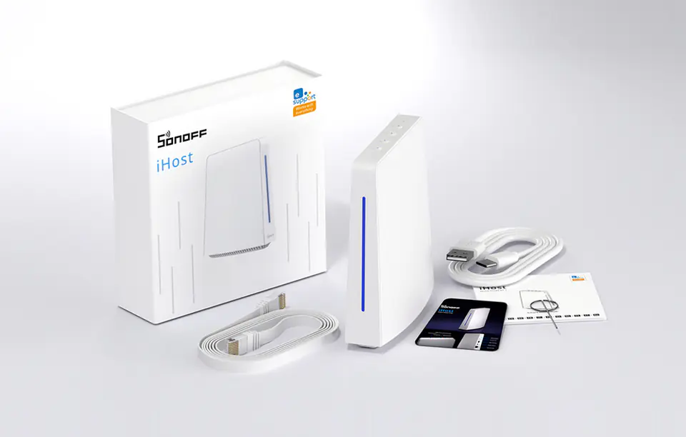 Bramka iHost Hub WiFi, ZigBee, Bluetooth, Matter SONOFF AIBridge-26, 4GB, LAN