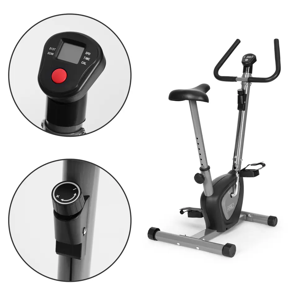 Rowerek stacjonarny treningowy domowy z komputerem ModernHome