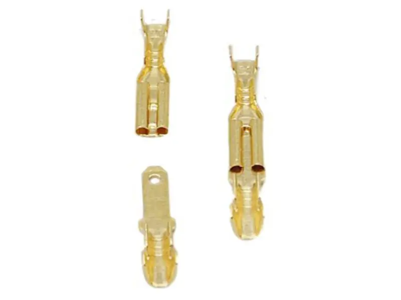 Para Konektorów Konektor Samochodowy Z Zaczepem Złączka Nasuwka 2,8mm 100kpl (200szt) Męski + Żeński Komplet