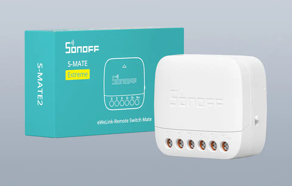 Inteligentny przełącznik WiFi Sonoff S-MATE2 (bez N)