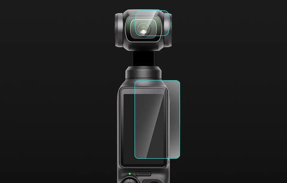 Szkło ochronne PULUZ na obiektyw i ekran DJI OSMO Pocket 3