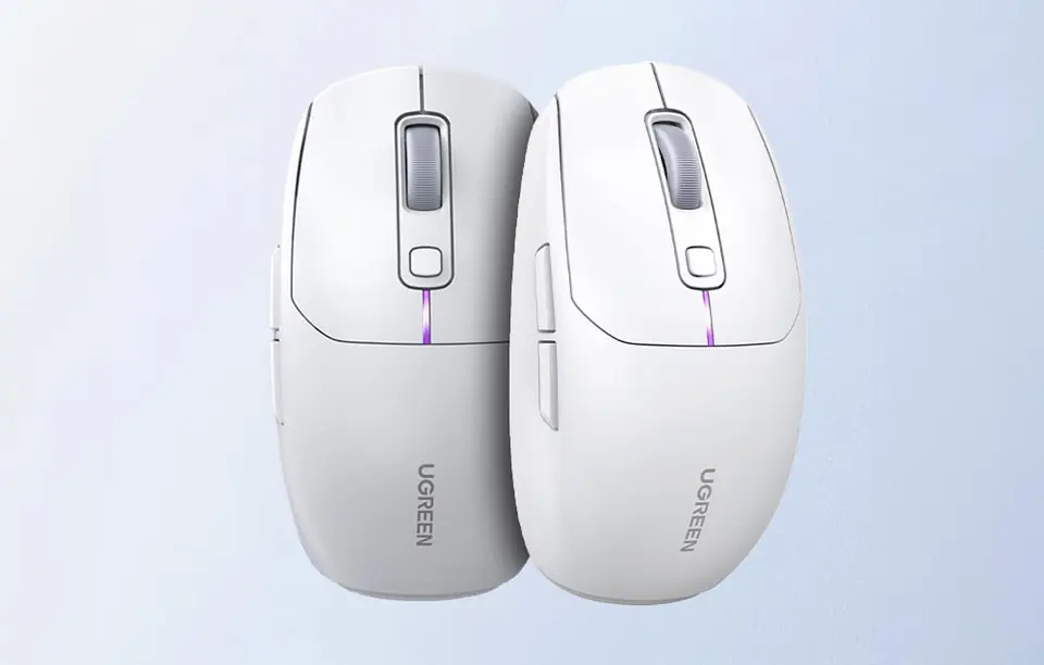 Mysz bezprzewodowa UGREEN MU103 (biała)