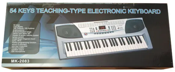 Mk-2083 Keyboard 54 Keys 100 Rhythms