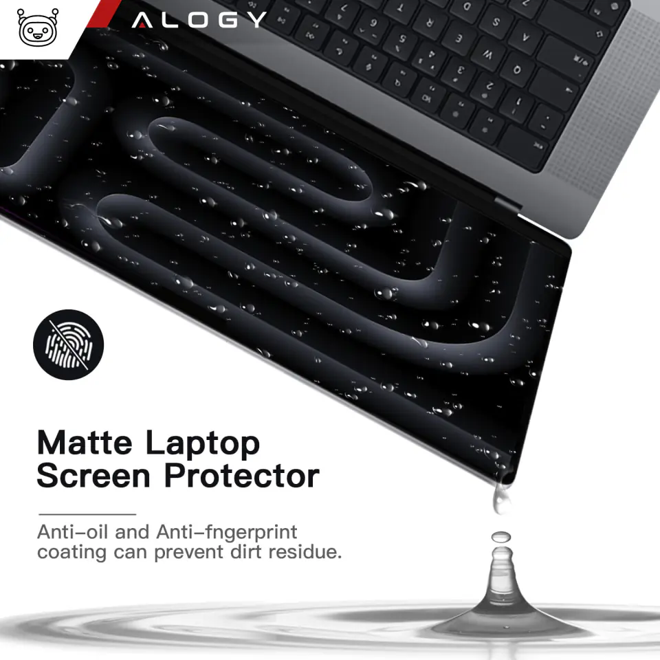 Folia ochronna Matowa na ekran do MacBook Air 15 2023 M2 A2941 15.3" Alogy Screen Protect Film z filtrem Anti Blue